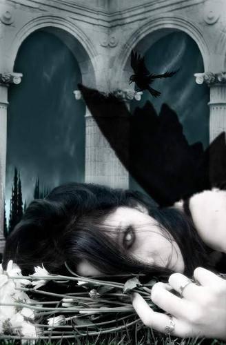 dead goth angel